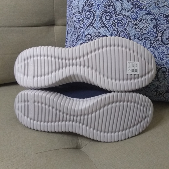 Skechers Elite Flex Wasik slip-on shoes navy blue NWOT - Picture 11 of 11